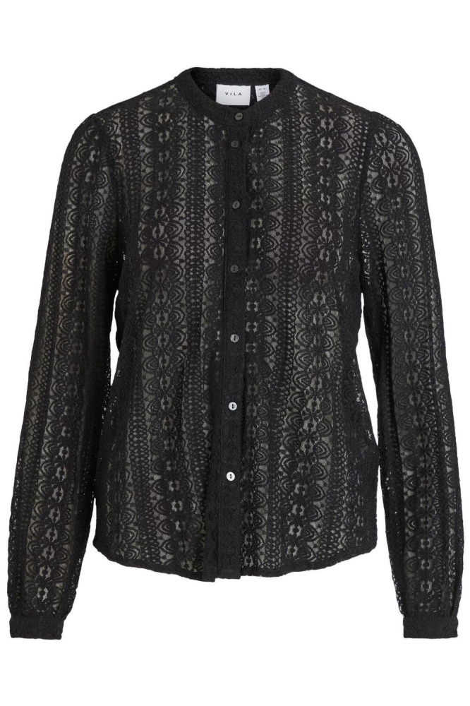 VICHIKKA LACE L/S SHIRT- NOOS 14082977 BLACK